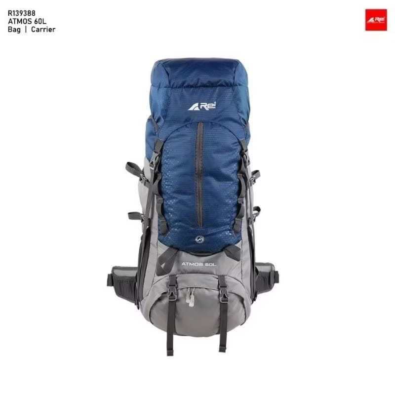 Tas Gunung / Carrier Atmos 60 Liter Arei Outdoorgear Original Tas Hiking Travelling Camping Kapasita