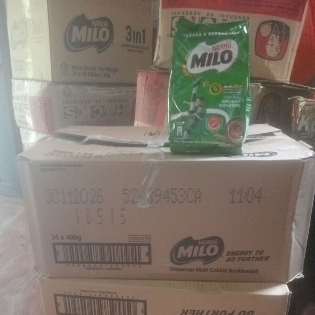 MILO 400g ORI Malaysia / dus