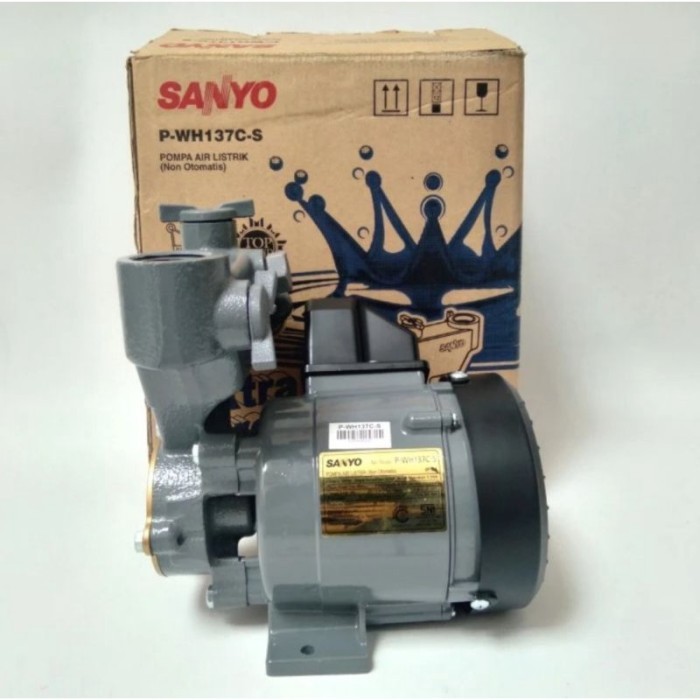 SANYO Pompa Air Listrik (Sumur Dangkal) Extra Strong P-WH137C-S