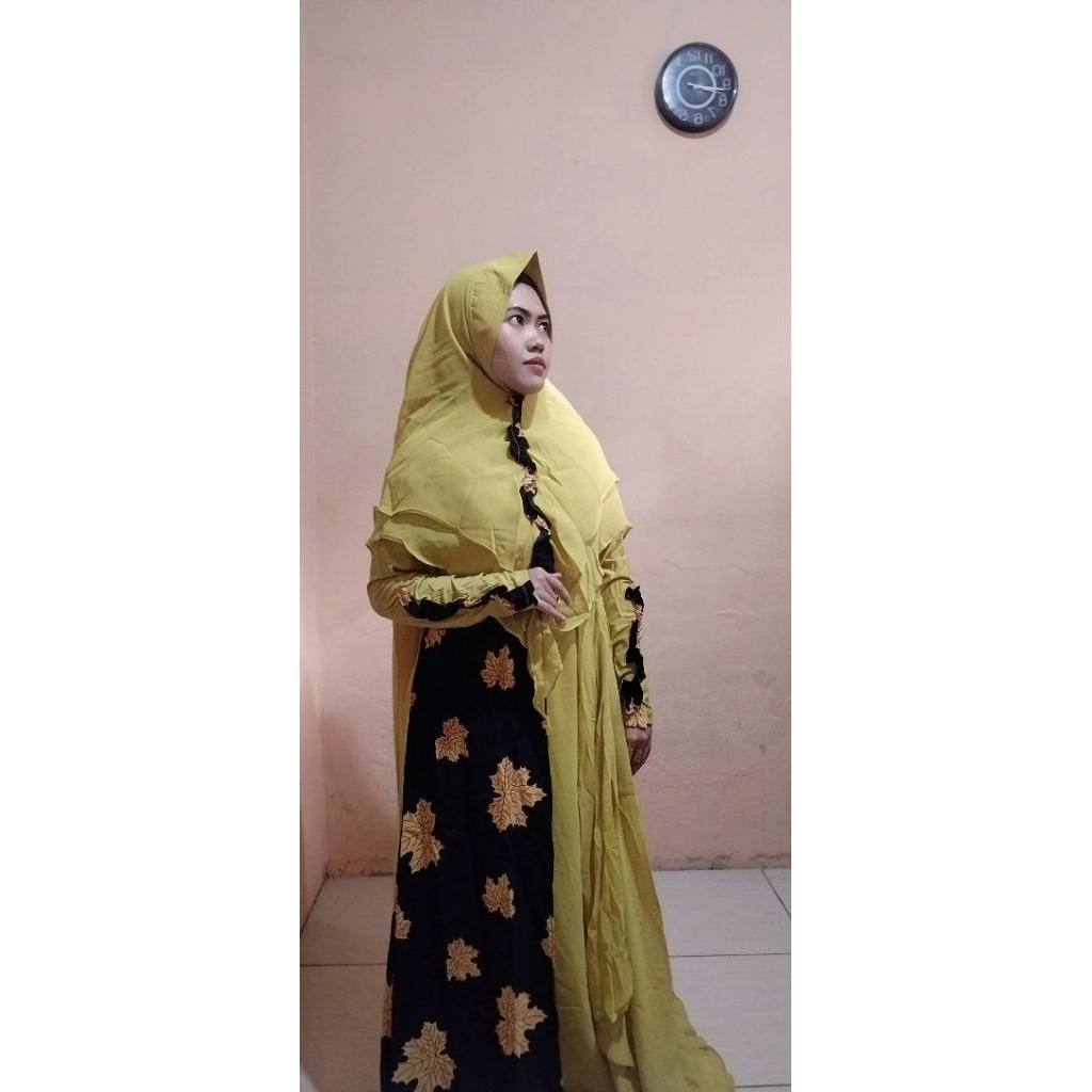 One Set Ferrika Syar'i Lemon Merk Al Zeera