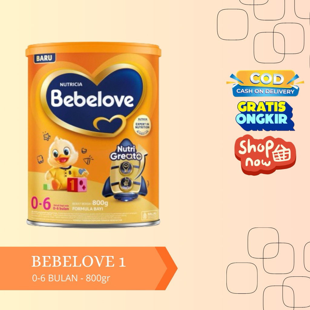BEBELOVE 1 0-6 BULAN | BEBELOVE 1 800gr | BEBELOVE 1 | BEBELOVE SUSU FORMULA