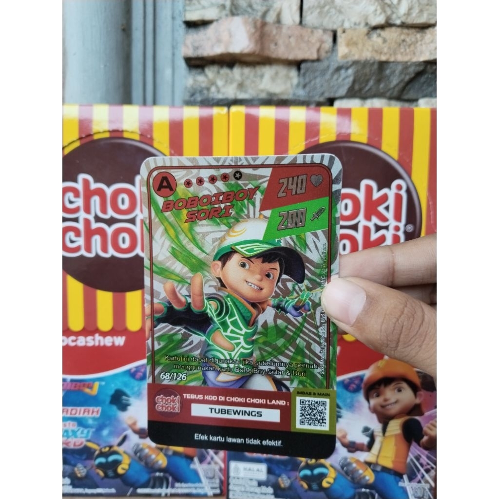 monsta galaxy card boboiboy sori