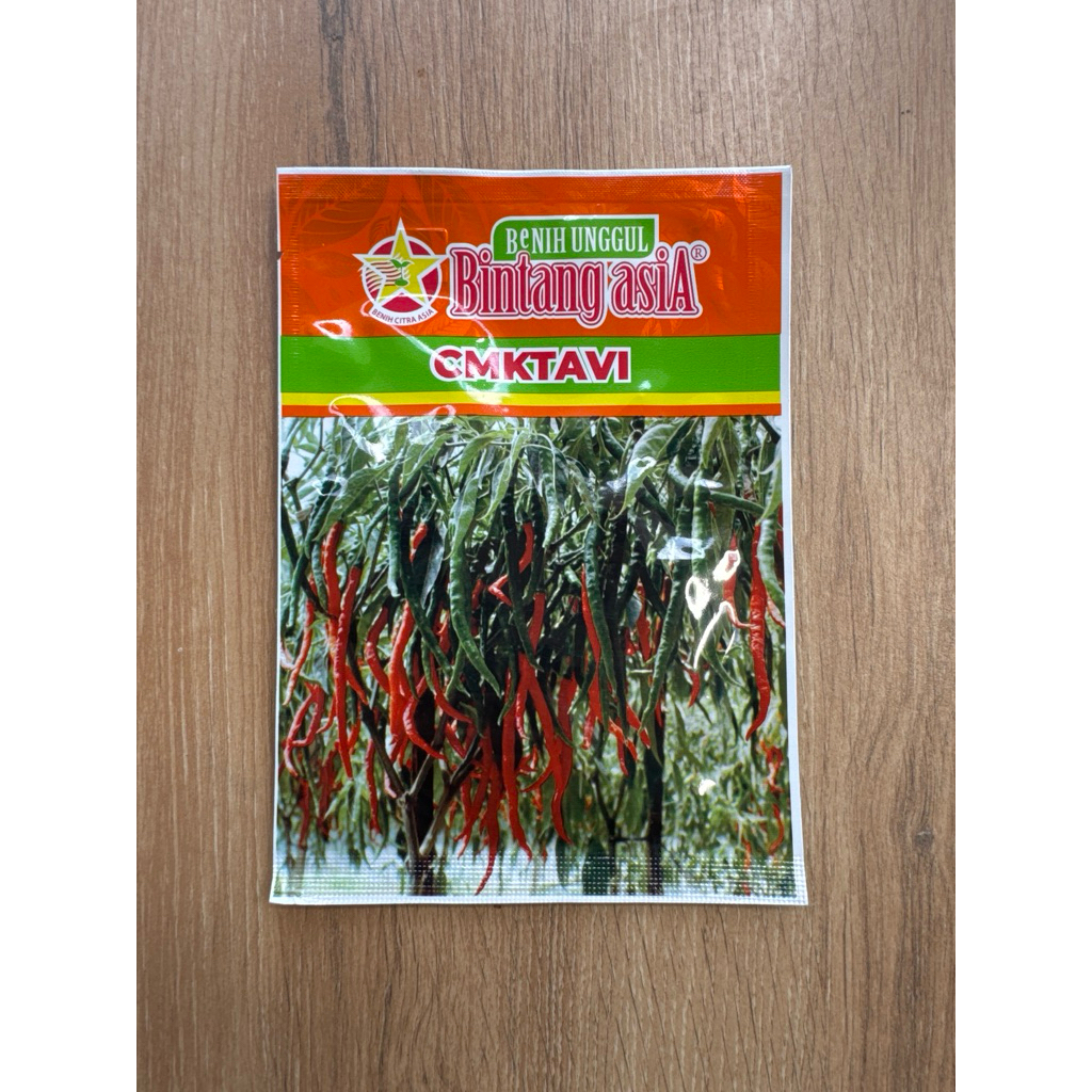 benih cabai merah keriting CMK TAVI 10gr. bintang asia