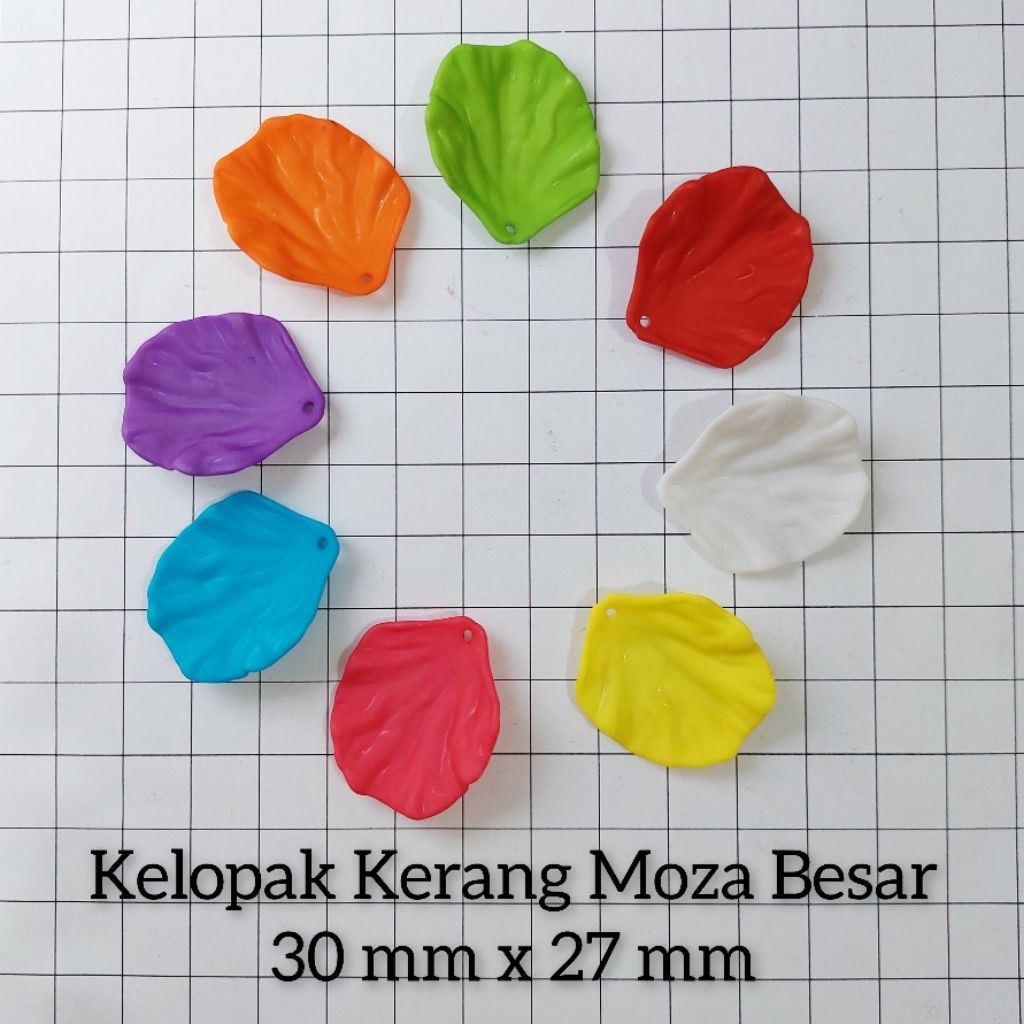 1 Pon Mote Kelopak Kerang Moza / Manik Kelopak