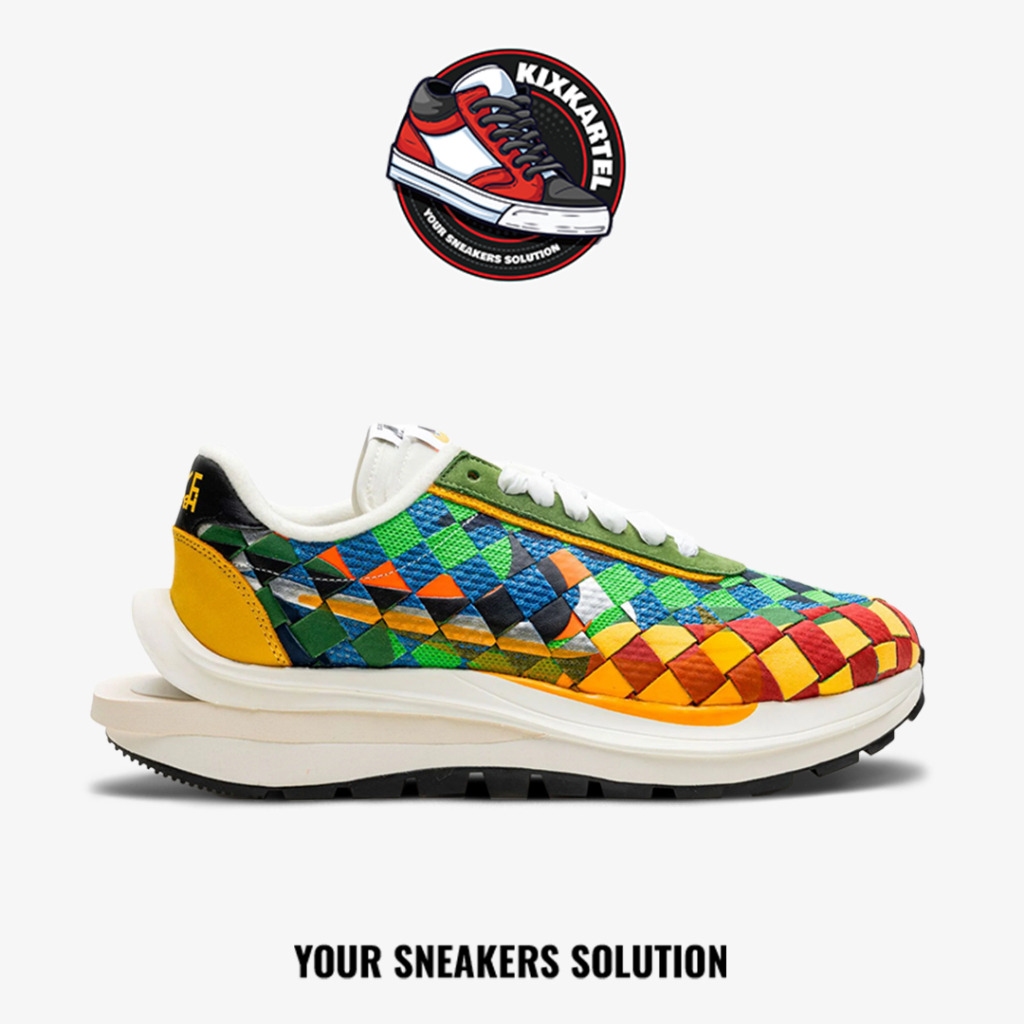 Nike Sacai Vaporwaffle Green Gusto Multi Jean Paul Gaultier Authentic