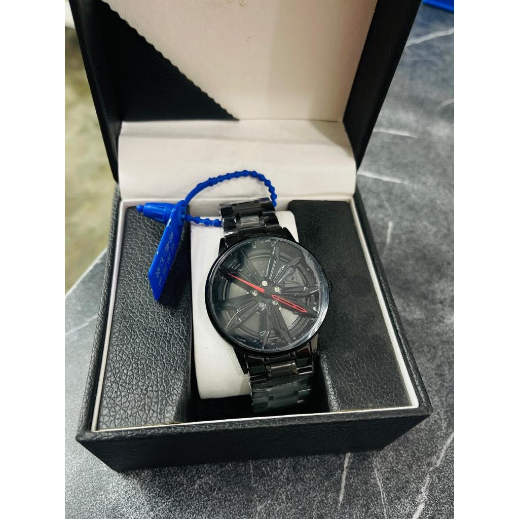 NEKTOM SVJ HUB Watch – Jam Tangan Otomatis Desain Velg Sport Mobil Jam Tangan Digital Watch BMW khus