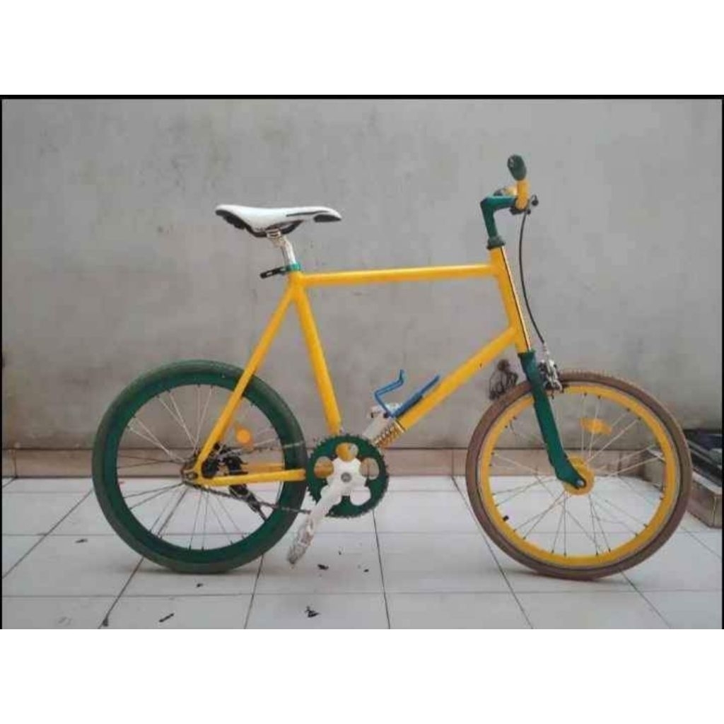 Sepeda Fixie Classic United Minivello bkn balap roadbike mtb seli