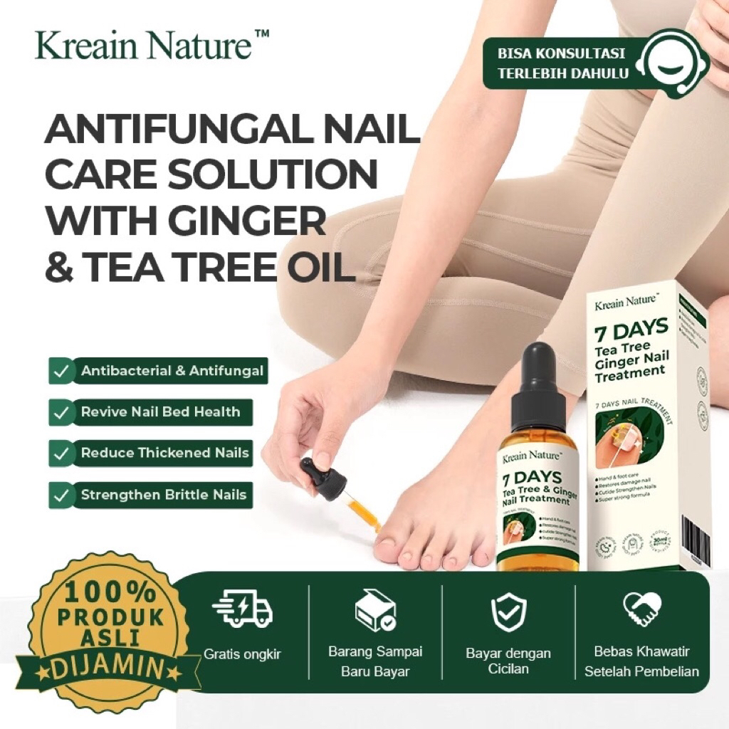Perawatan kuku Nature Cairan Perawatan Kuku - Atasi infeksi jamur - Perbaiki kuku rusak