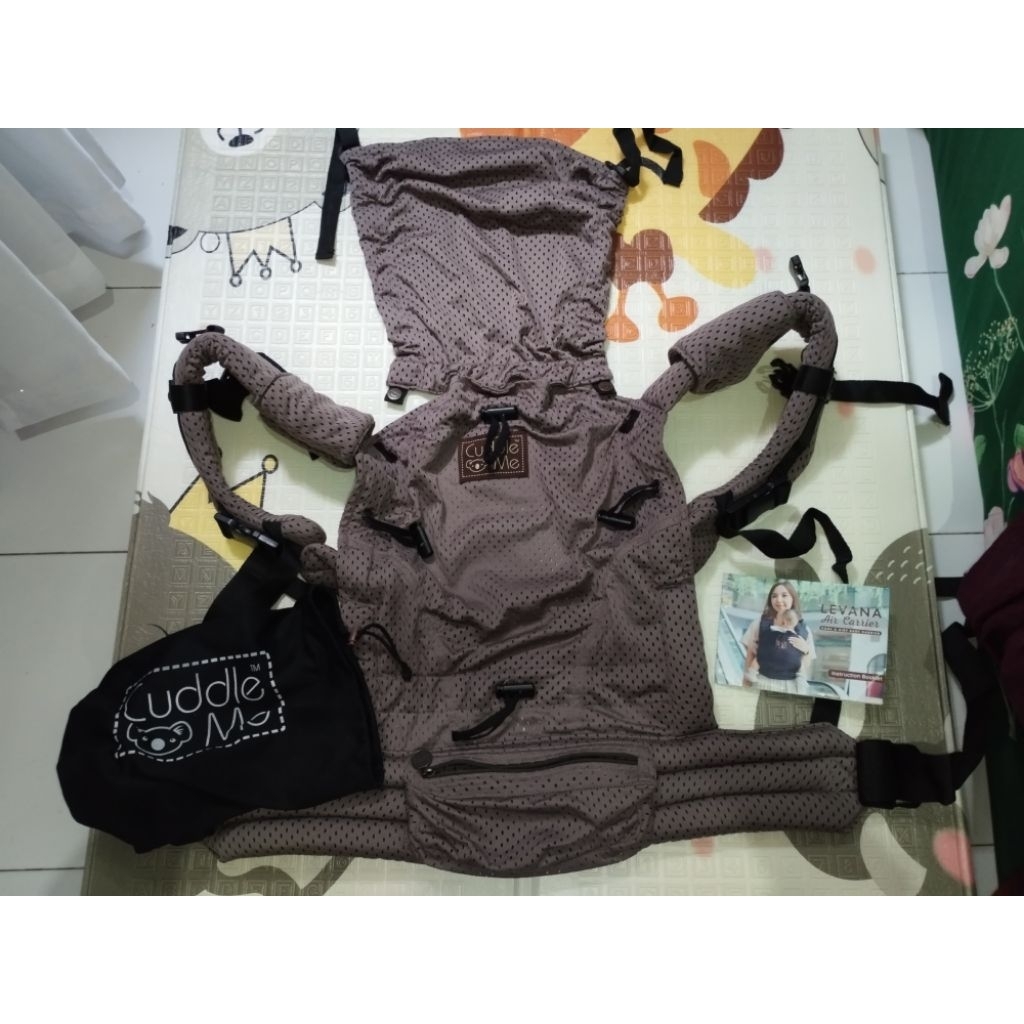 Preloved NEW gendongan Cuddle Me Levana Air - Taupe