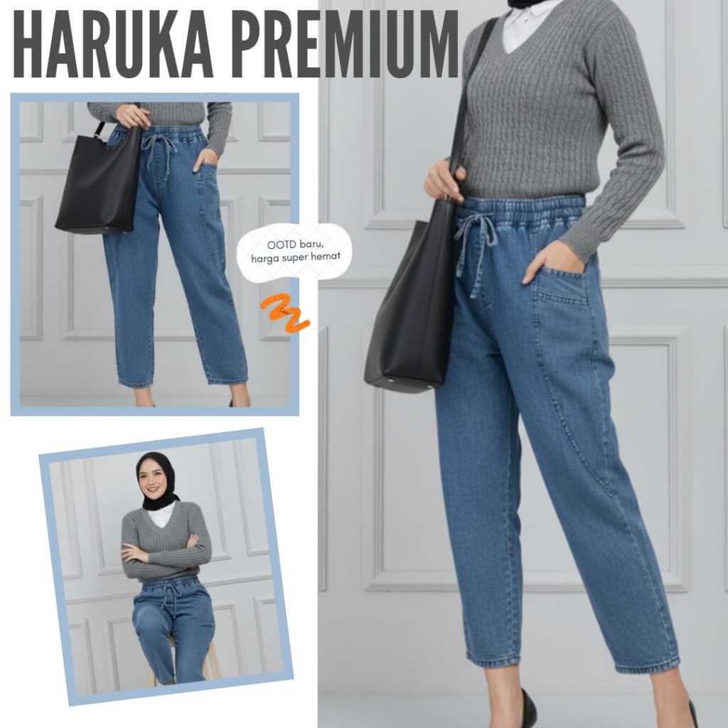 HARUKA PANTS EXCLUSIVE JEANS KAOSRUMAHAN