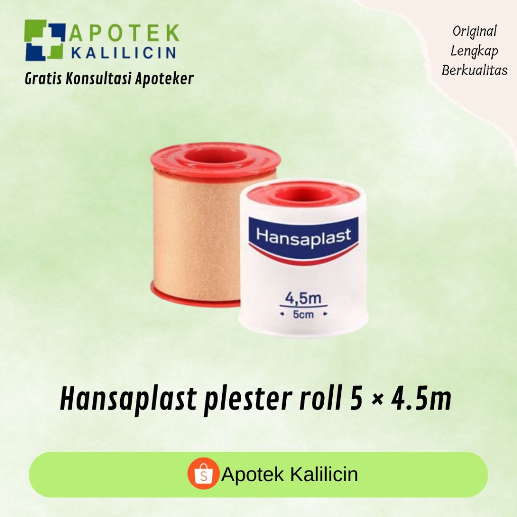 HANSAPLAST PLESTER ROLL KAIN 5CM × 4.5M