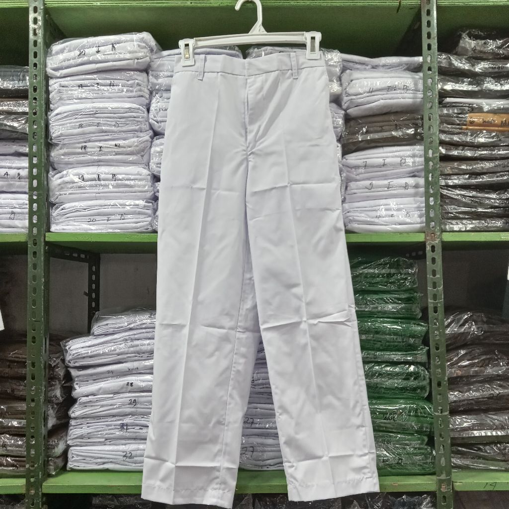 celana putih panjang celana karet putih panjang celana putih