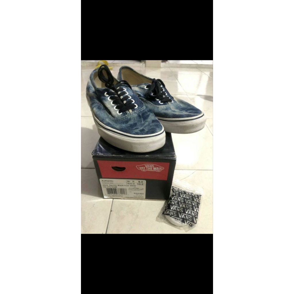Vans Authentic Acid Denim size 9 / 42 resmi Vans Indo