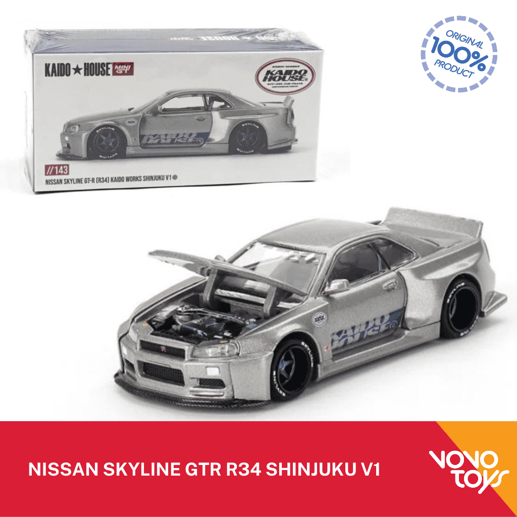 Kaido 143 Nissan Skyline GTR R34 Shinjuku V1