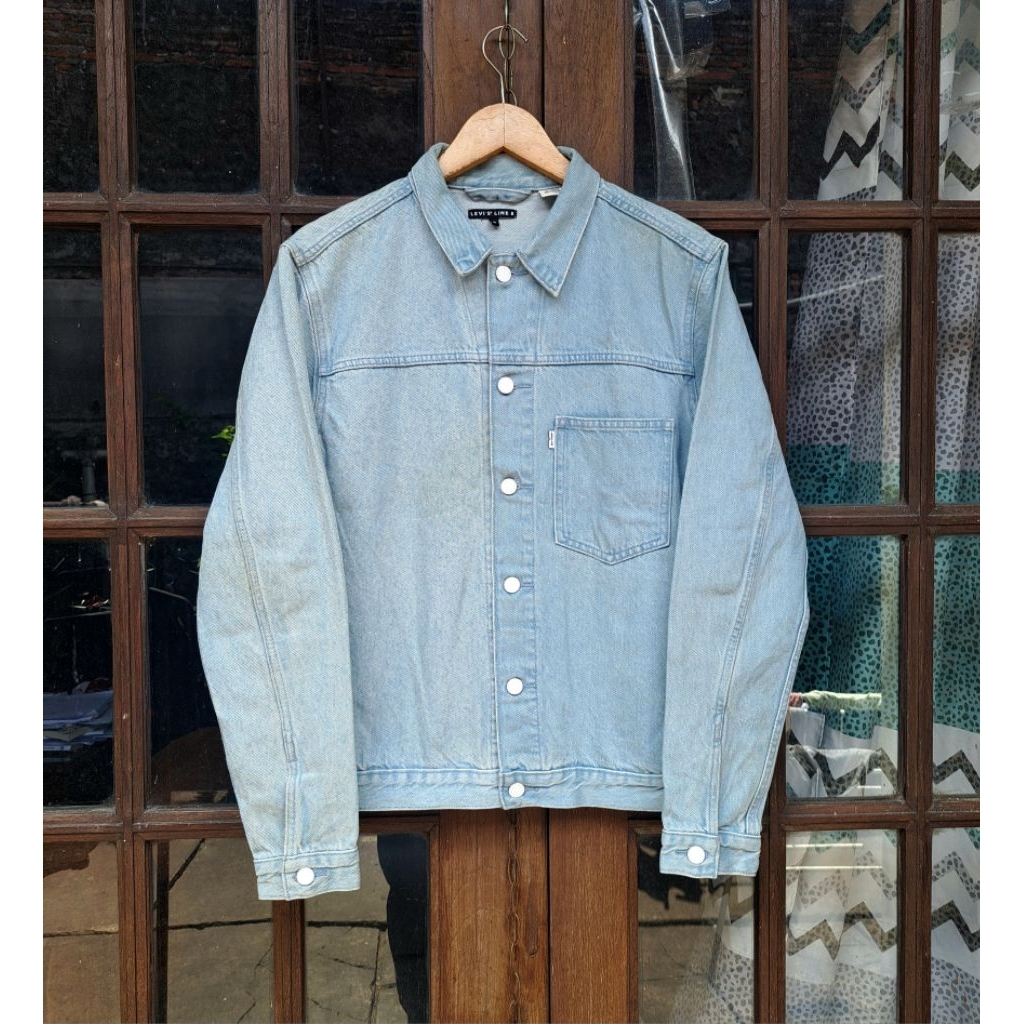 LEVIS x Line 8 Denim Jaket Jeans Rare item Mens Medium