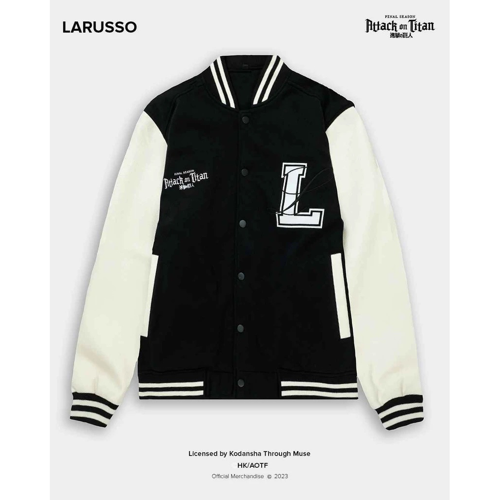 Varsity Larusso | Attack on Titan Varsity Jacket Titan Eren