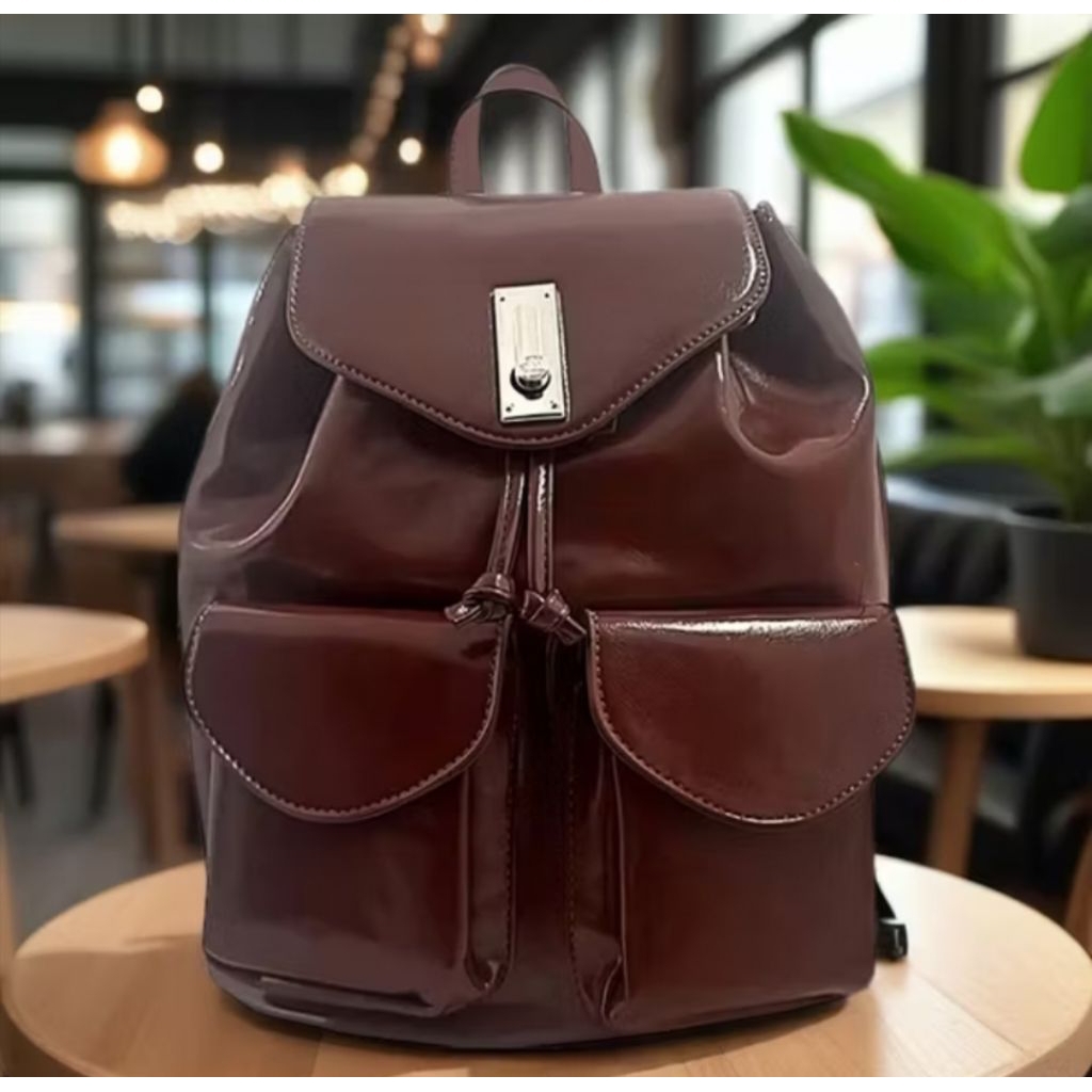 Jims Honey Hana Backpack JH-369 - Tas Ransel Mini Kulit Wanita Stylish Kekinian Serbaguna Original J