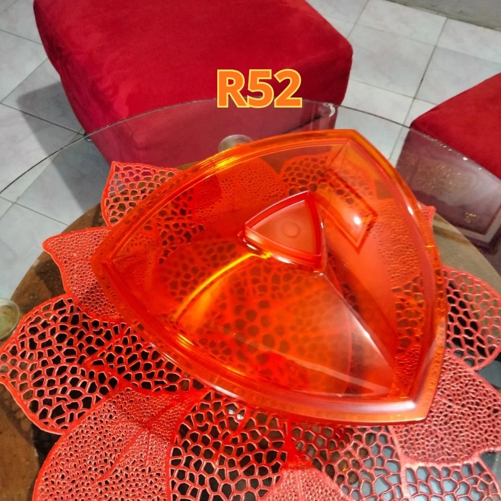 Tupperware Eleganzia Bowl Lotus Crystal KODE R52