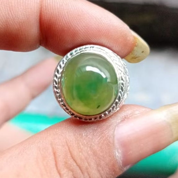 idocrase giok lumut dareh kristal natural aceh