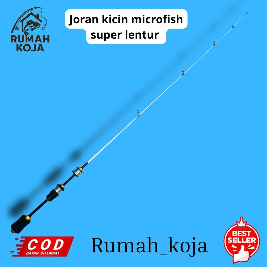 RUMAH KOJA - JORAN KICIN MICRO FISHING PUTIH 100CM SUPER LENTUR