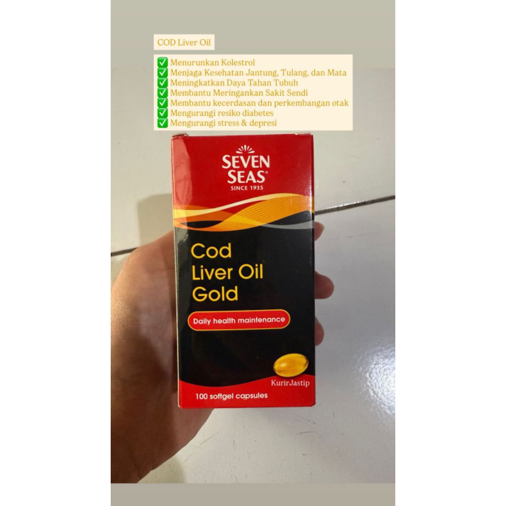 Seven Seas COD Liver Oil Original HALAL