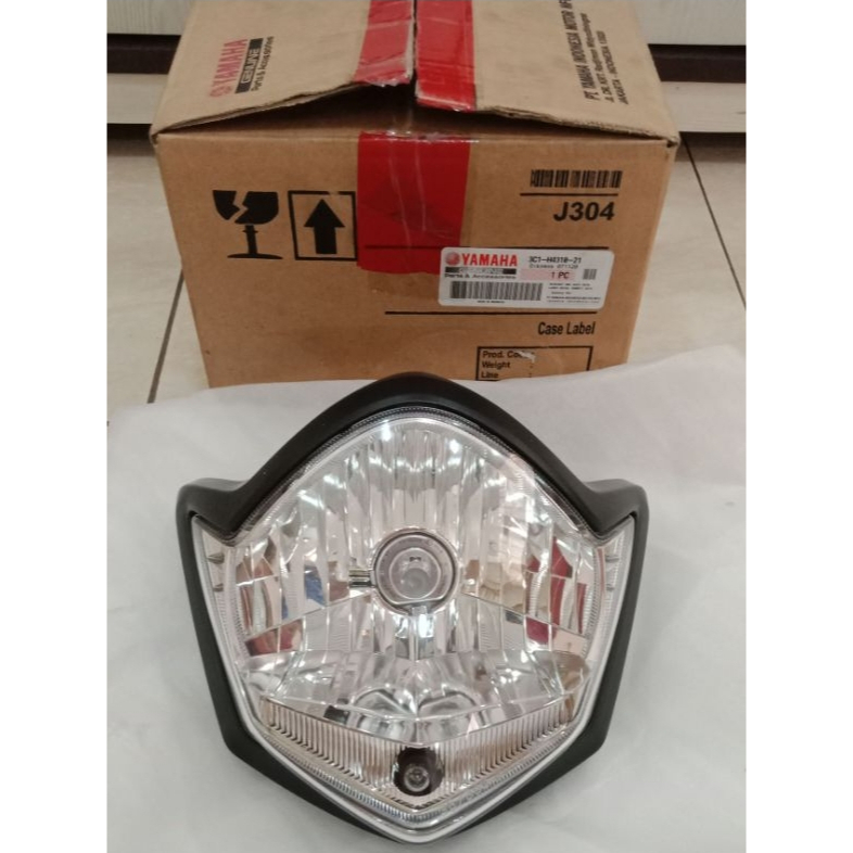 REFLEKTOR LAMPU DEPAN SETT YAMAHA VIXION OLD ORIGINAL KODE 3C1-H4310-21