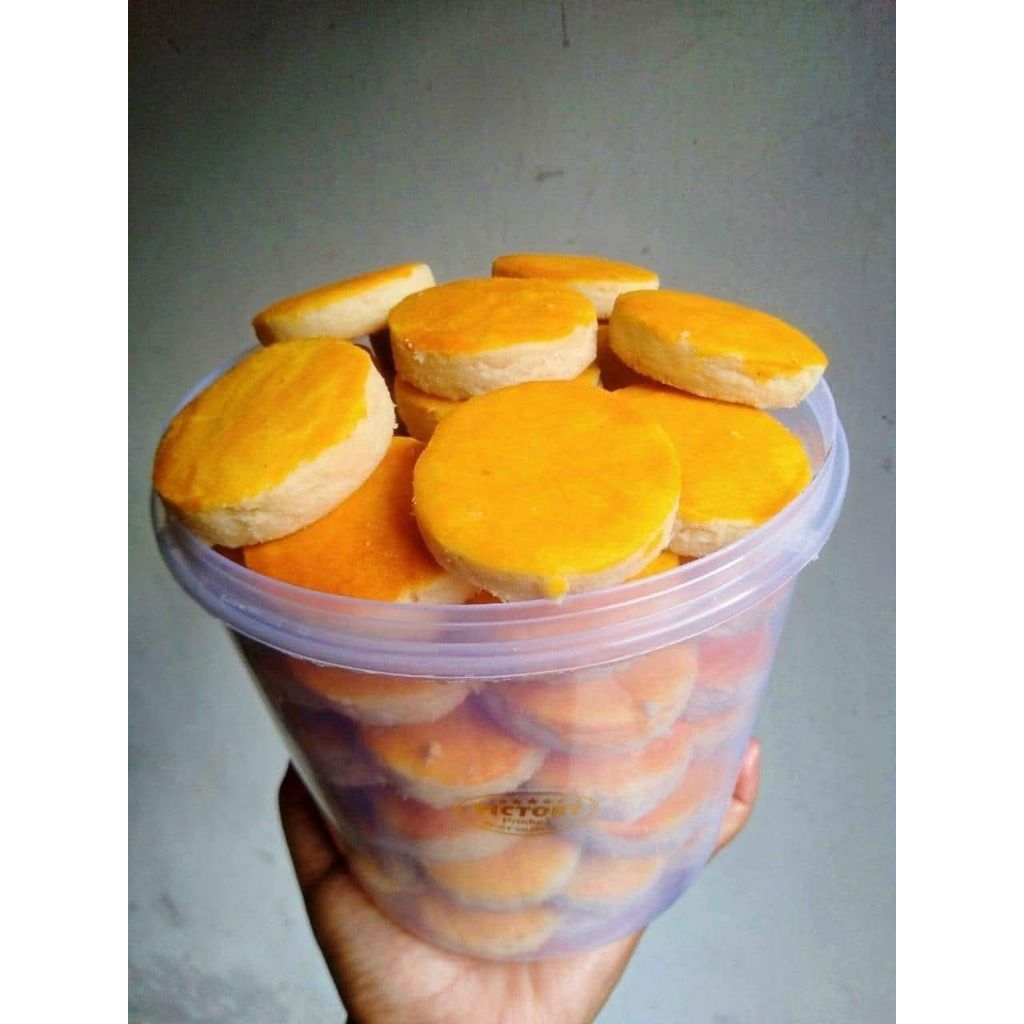 KUE KACANG Roti Kacang Kuring Empuk Renyah Kemasan Toples