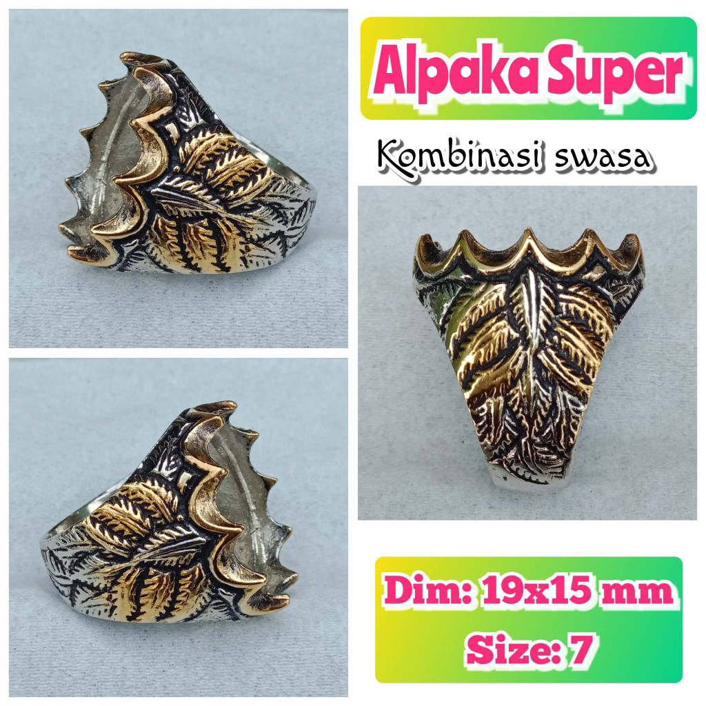 Bloom_Day Emban Batu Akik Dan Permata Alpaka Super Ukir Kombinasi Swasa.24