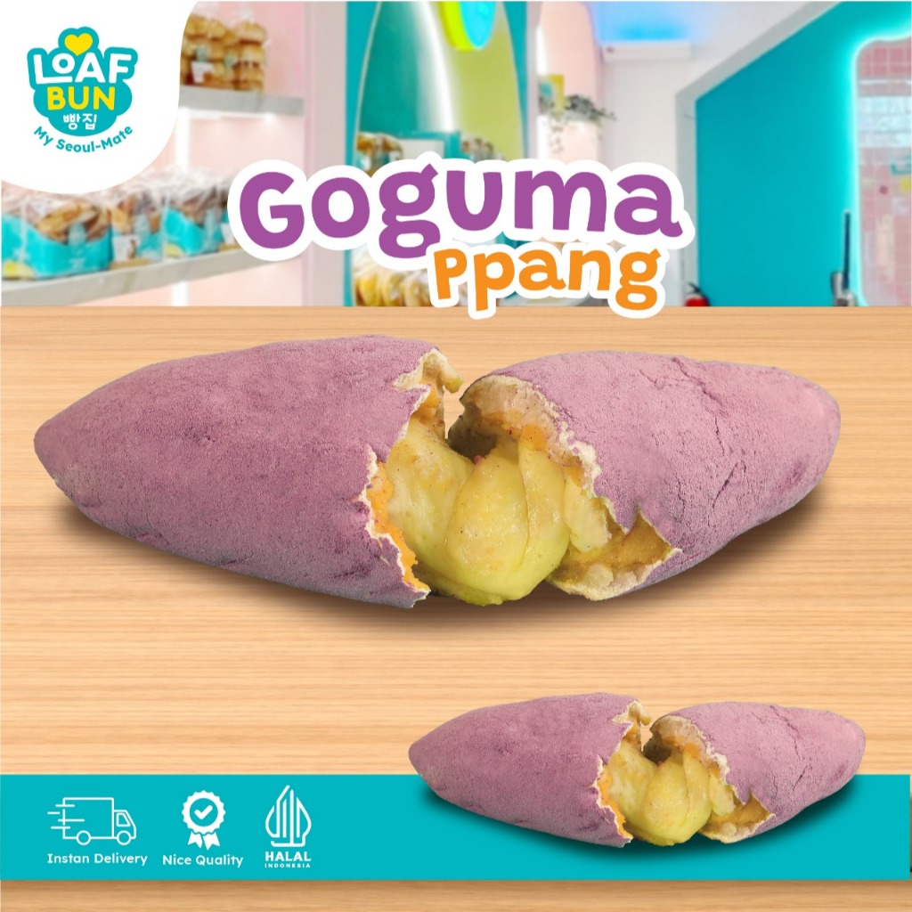 LOAF BUN GOGUMA PPANG ROTI UBI