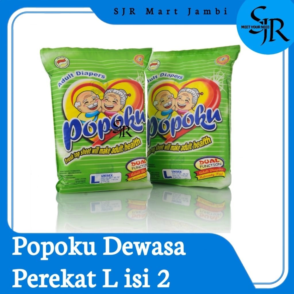 [Pampers Dewasa] Popoku L isi 2 - Popok PEREKAT Dewasa