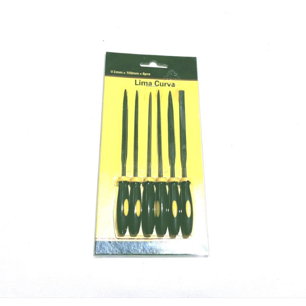 Kikir Set Mini 6 Pcs Kikir Besi 3mmx150mm mini File Set