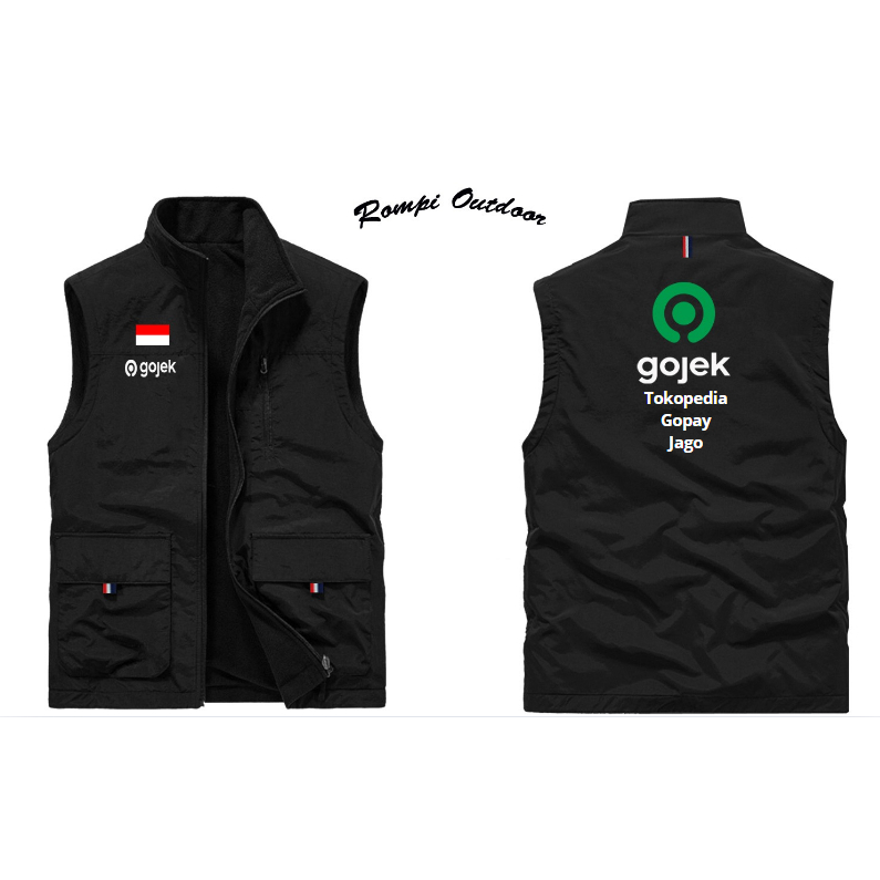 Rompi Ojol Gojek | Rompi Driver Gojek | Jaket Rompi Gojek