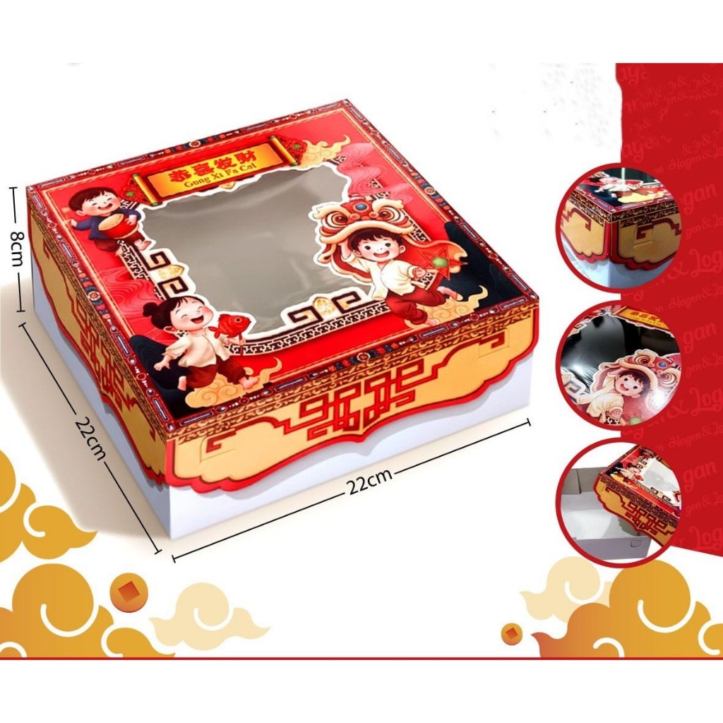 CNY Hampers Box / Kotak Hampers Imlek Spring