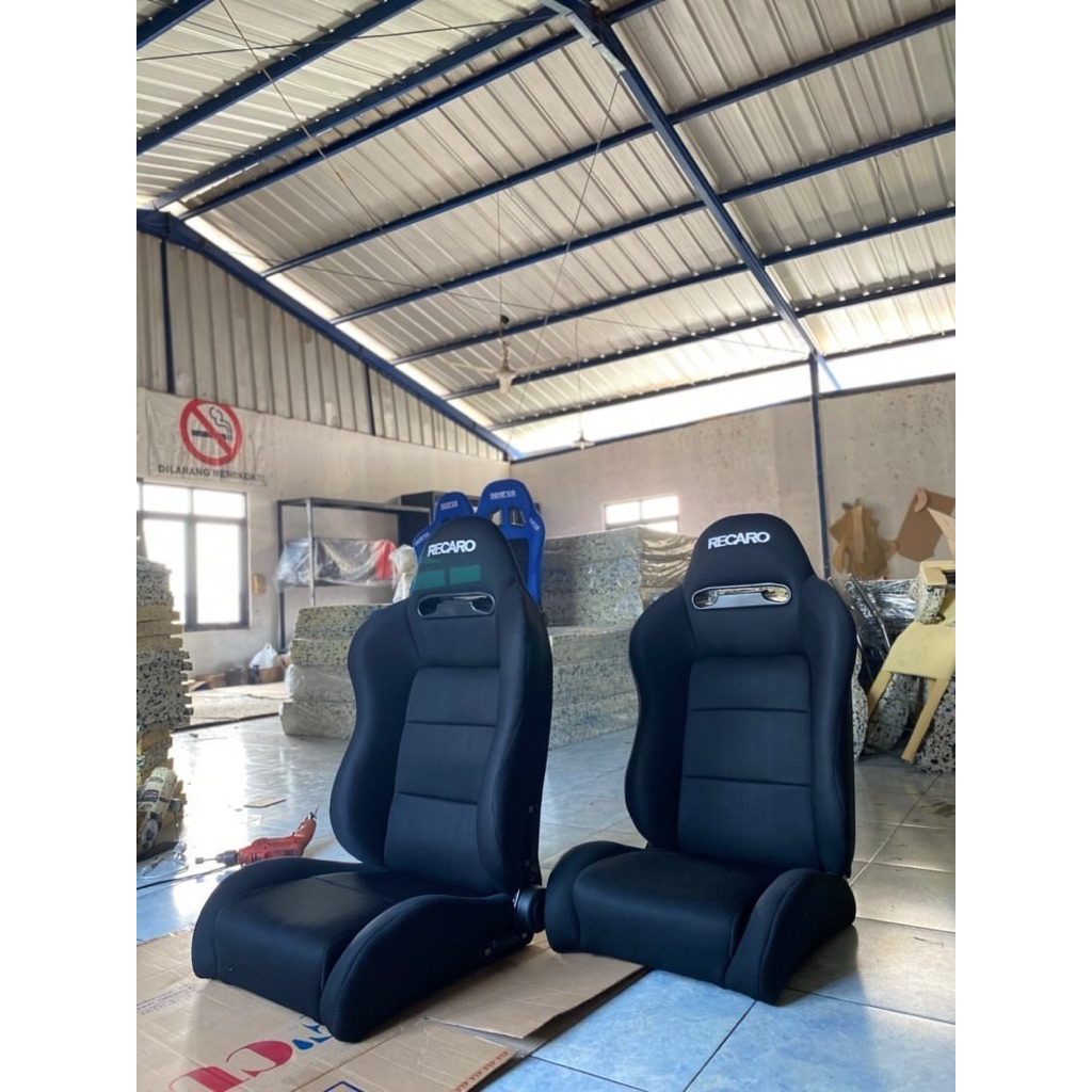 jok mobil racing recaro sr4 hitam/jok mobil balap universal