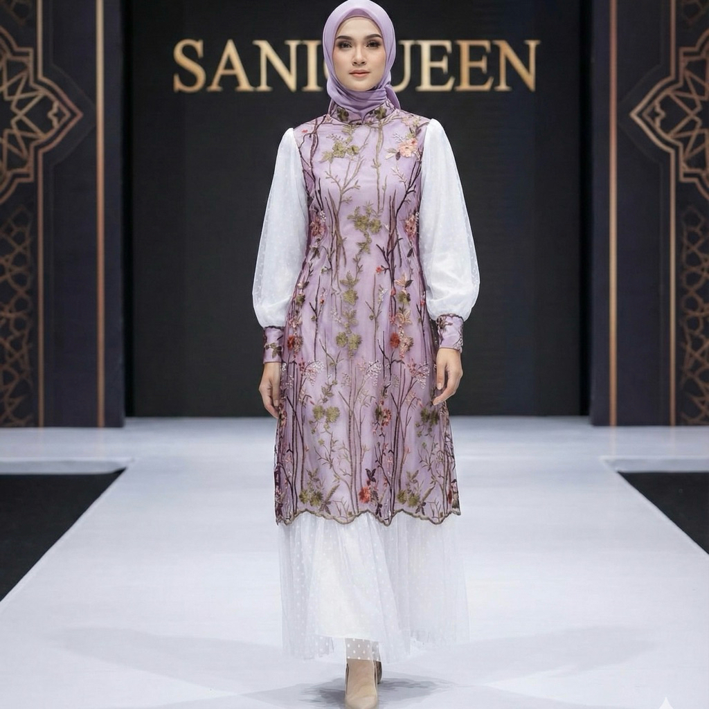 NADIRAA DRESS | Baju couple | Dress brukat