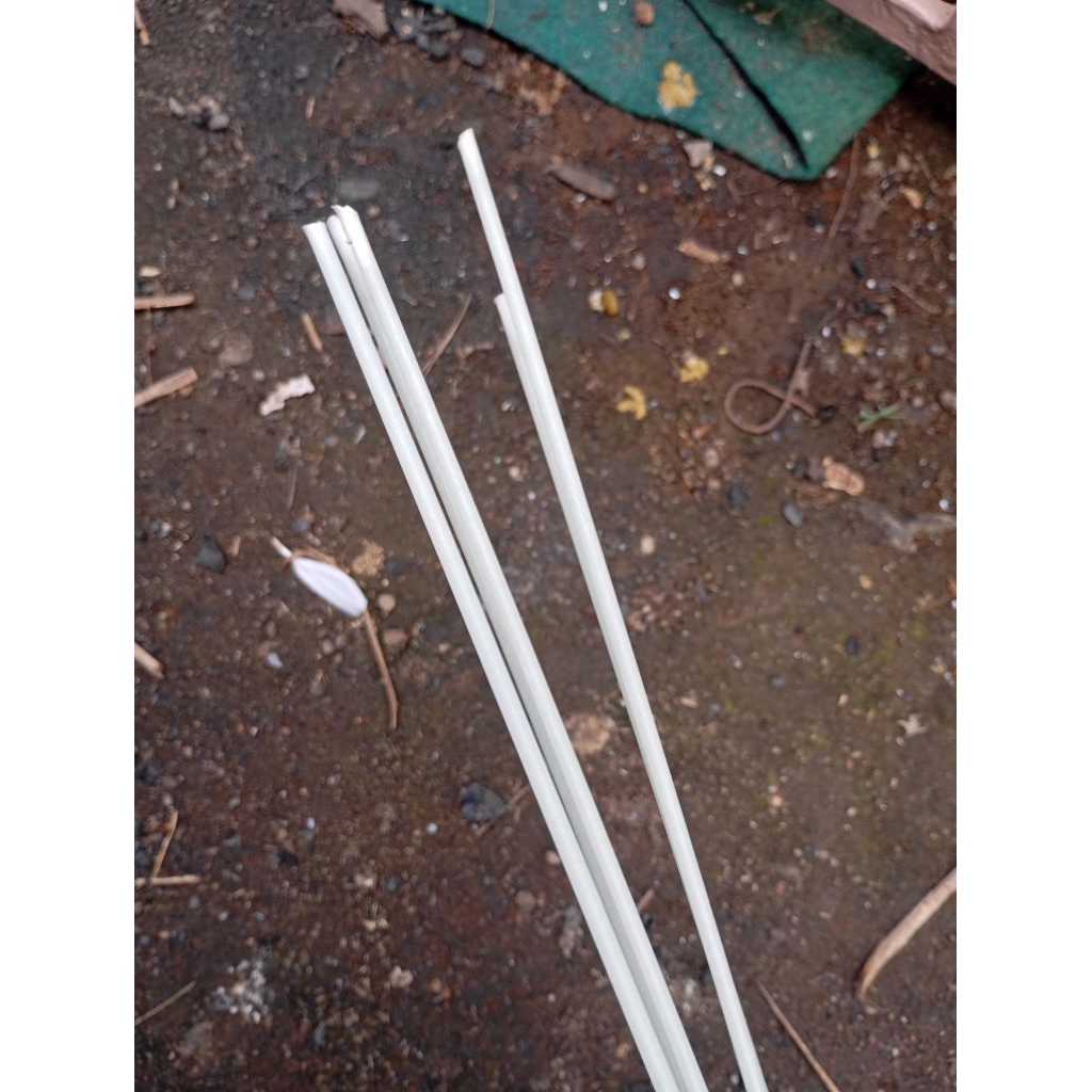Jeruji FIBER Putih Susu 3mm × 1m (ECER BATANGAN)