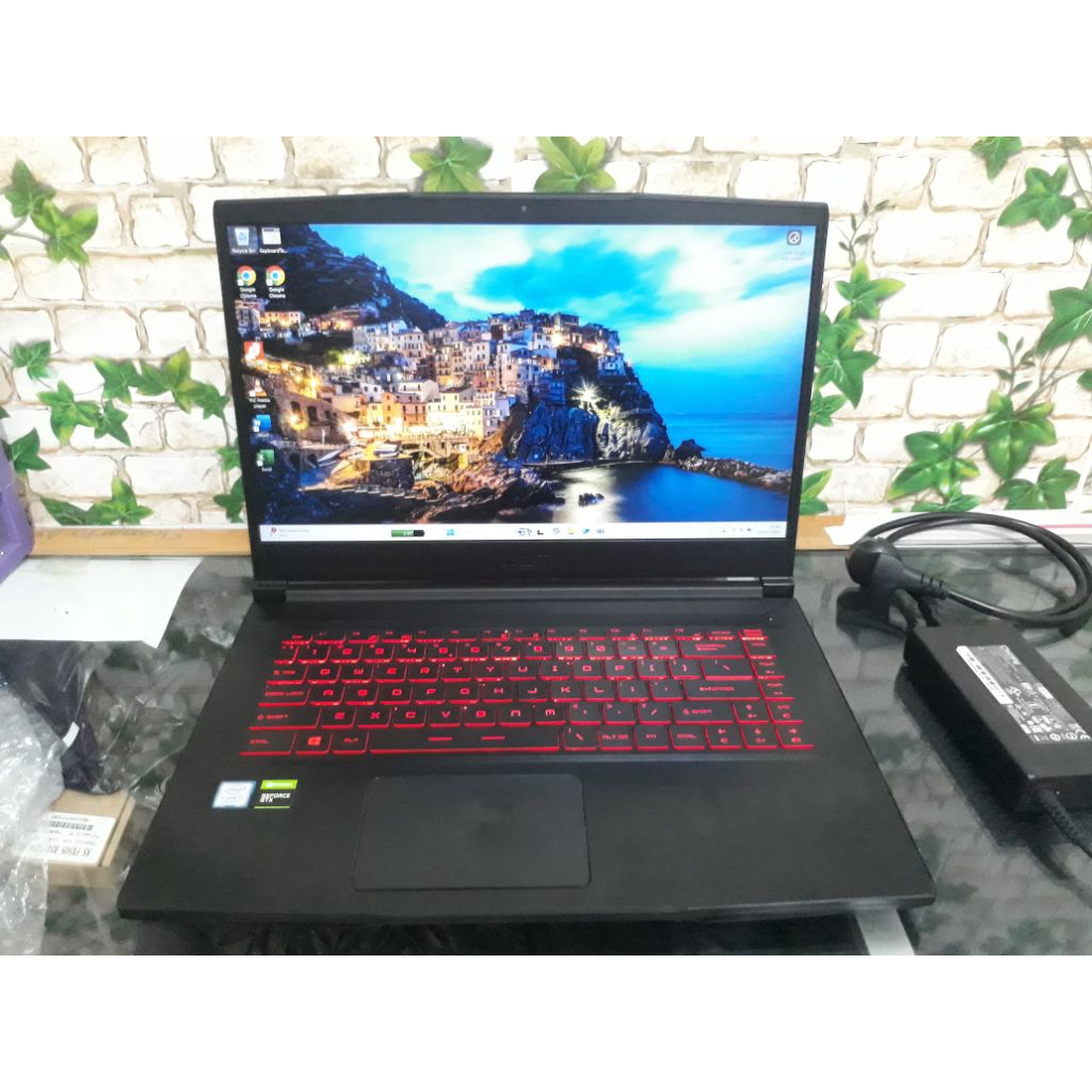 Laptop Gaming MSI GF63 thin Core i7-9750H Nvidia GTX 1650 4GB