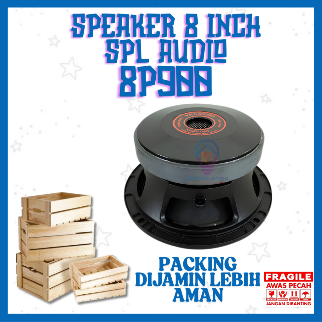 SPL Audio Speaker 8 Inch 8P900