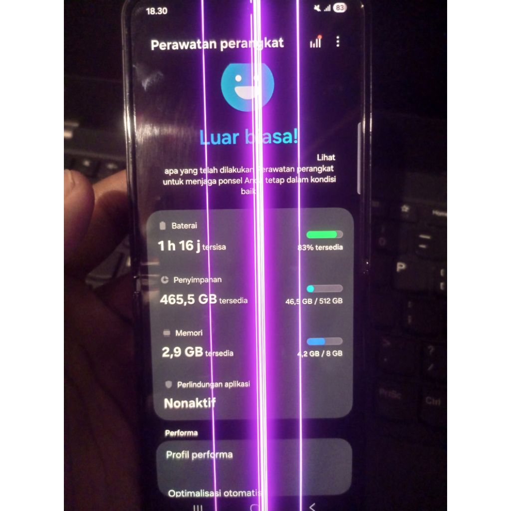 Z Flip 4 8/512Gb Sein Fullset minus + Lcd green screen