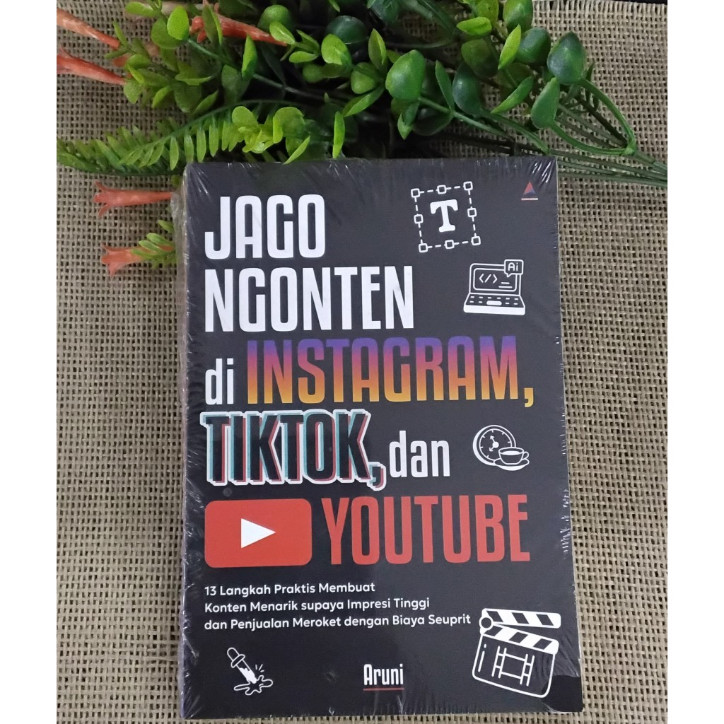BUKU JAGO NGONTEN DI INSTAGRAM, TIKTOK, DAN YOUTUBE - ARUNI - ANAK HEBAT INDONESIA ORIGINAL TR