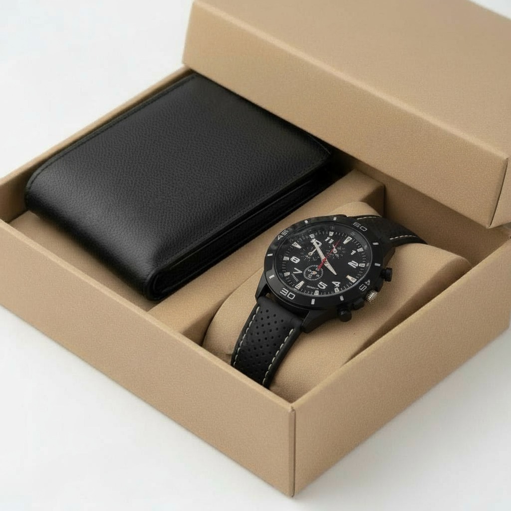 Hampers Cowok Jam Tangan Dompet eksklusif