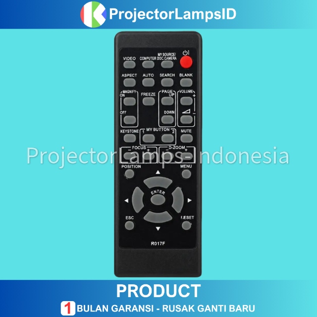 Remote Remot Projector Proyektor Hitachi Maxell CP-EX303 CP-EX3051WN CP-EX353 CP-EX3551WN CP-EX4551W