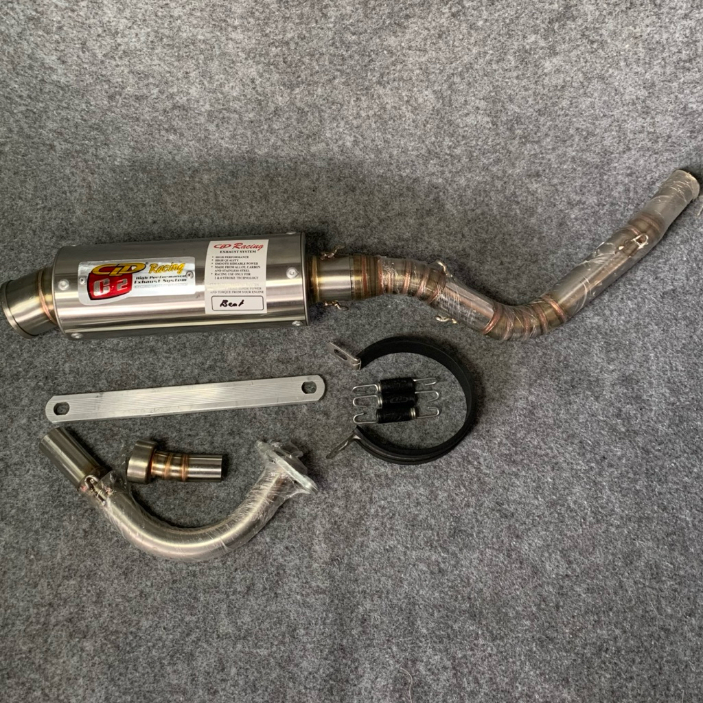 Knalpot Original CLD Type C3 Bulat C3 Oval Beat Karbu Beat Fi Scoopy Karbu Scoopy Fi Vario 110