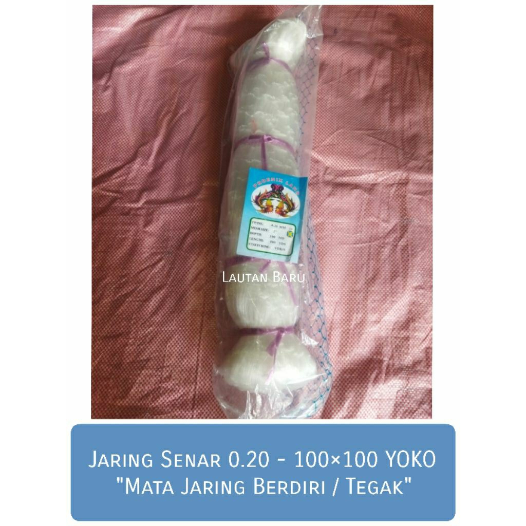 JARING SENAR 0.20 - 100x100 YOKO JARING BURUNG SAWAH JARING IKAN