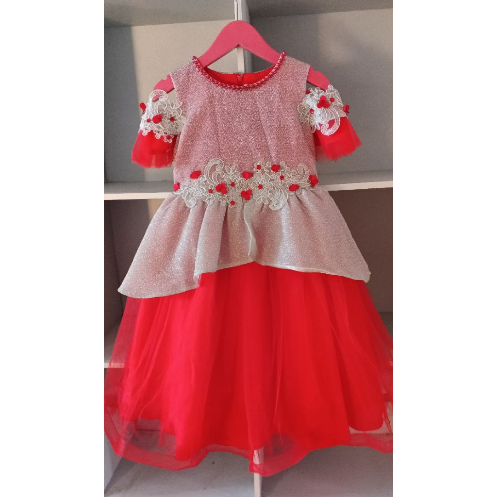 Dress pesta  donita ,alizakids dlln