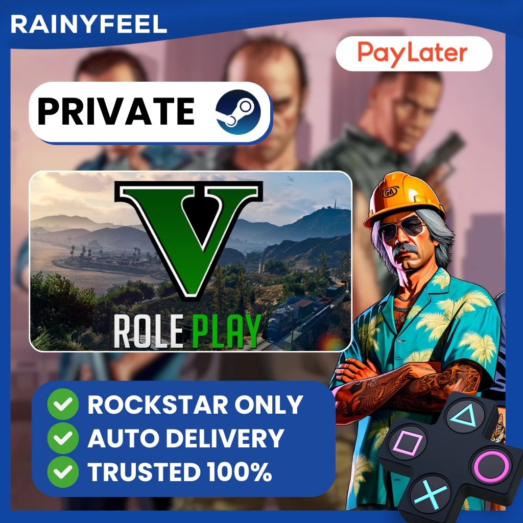 [BONUS STEAM KEY] GTA 5 FiveM Account Social Club FIVEM ONLY / GTA 5 Roleplay / (AUTO DELIVERY)