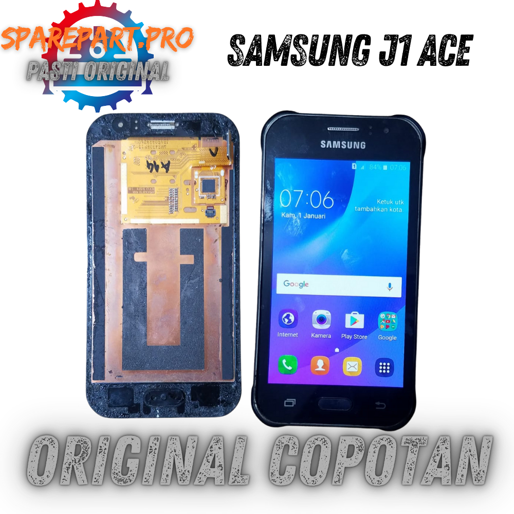 LCD SAMSUNG J1 ACE ORIGINAL COPOTAN