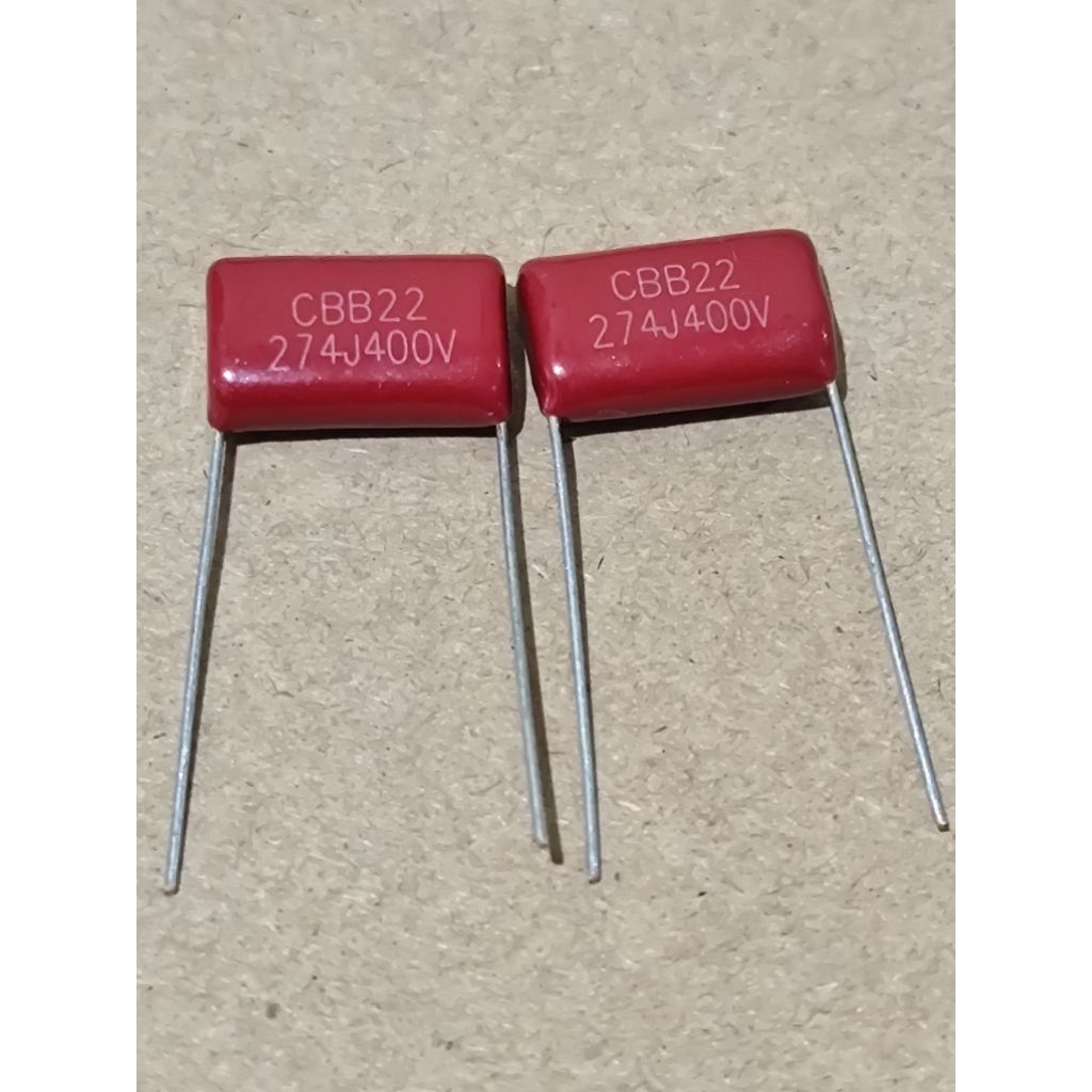 KAPASITOR MILAR 274J 400V CBB22 MYLAR 274 J 400 VOLT