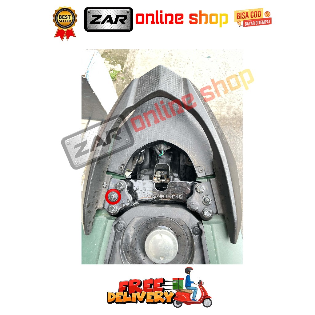 BAUT BODY SAMPING ( 1 BAUT ) MODEL SPIRAL GENIO BEAT DELUXE SCOOPY STREET NEW PRESTIGE TAHUN 2018 - 