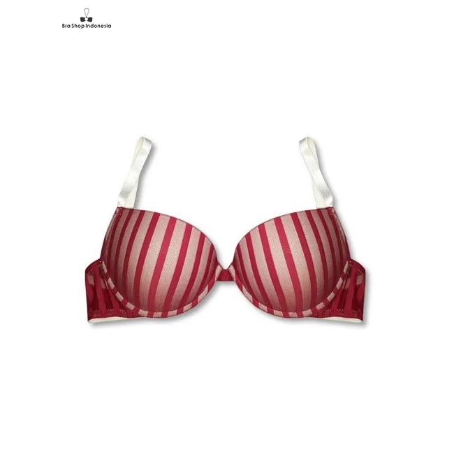 Bra Tibetan Red White Straps